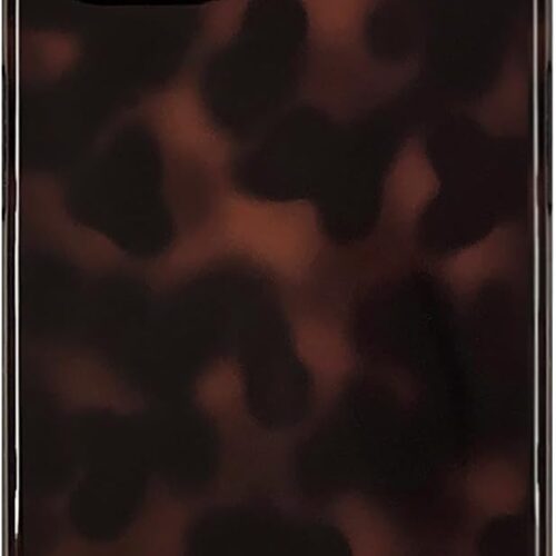 Aesthetic Tortoise Shell Phone Case for iPhone 14 6.1in,Retro Cool Girl Leopard Print Brown Amber Trendy Full Camera Protective Cover for iPhone 14 6.1"