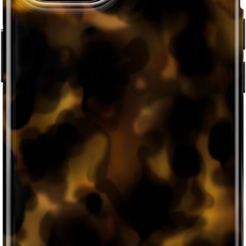 for iPhone 14 Case, Cute Aesthetic Tortoise Shell Phone Case, Compatible with , Cheetah Leopard Print Brown Retro Turtle Amber Magnetic Slim Shockproof Protective Women Girl Men Cover