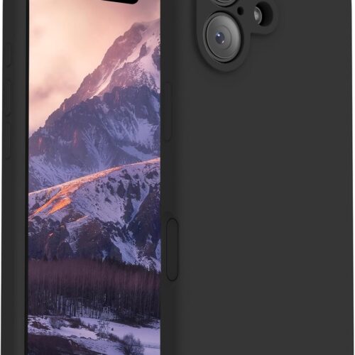 Magnetic for iPhone 17 Case, Compatible with , [Integrated Silicone Camera Control Button] [Camera Protection] Anti-Scratch Microfiber Lining Phone Case, 6.3", Black