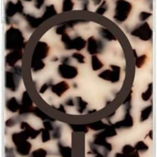 Compatible with iPhone 15 Pro Max - Compatible with  & Wireless Charging - Drop-Tested & Shockproof - (Blonde Tortoise Shell)