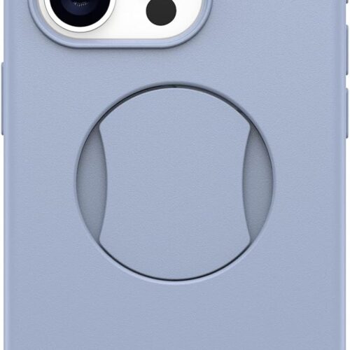 iPhone 15 Pro Case - You DO Blue, featuring a built-in non-slip grip, slim design, snap-on installation, and raised edges to protect the camera and screen.